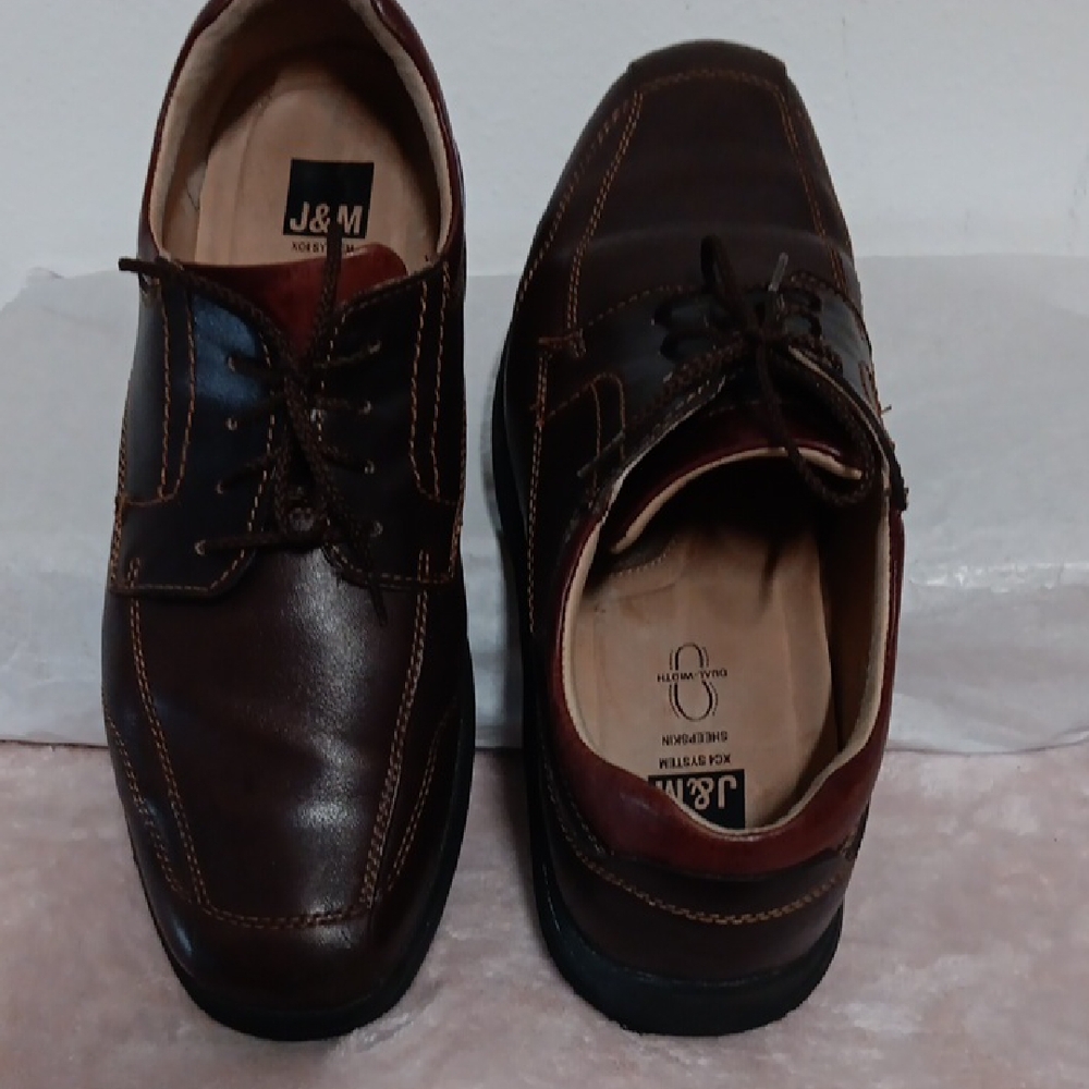 Men's Rich Brown Leather Derbys